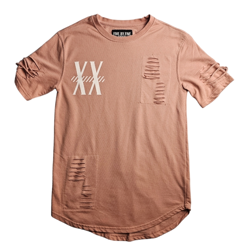 Five.By.Five by Master Piece distressed men's shirt